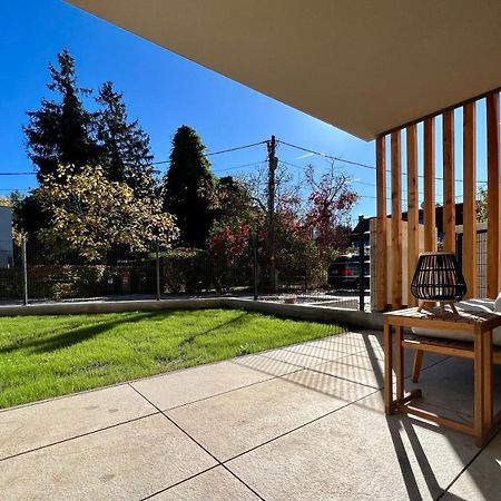 Modern Studio Gardenia_Gartenwohnung Alte Donau 维也纳 外观 照片