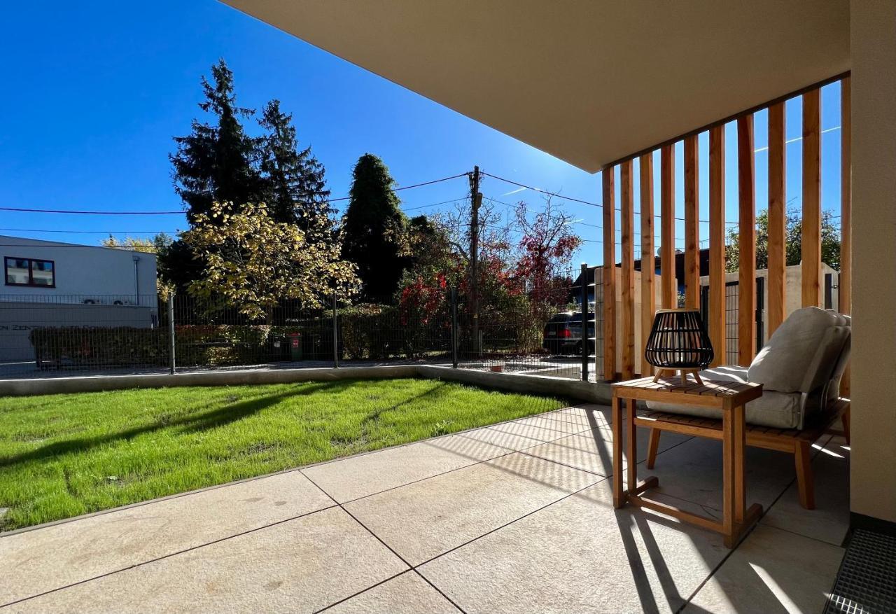 Modern Studio Gardenia_Gartenwohnung Alte Donau 维也纳 外观 照片