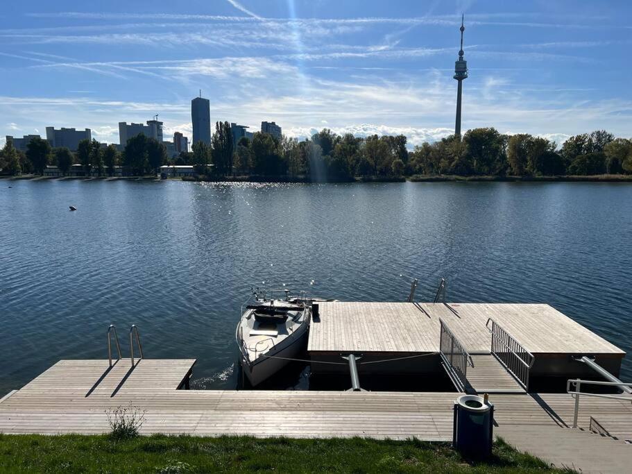 Modern Studio Gardenia_Gartenwohnung Alte Donau 维也纳 外观 照片